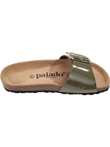 Palado Pantoletten Malta EGS Lack in Khaki