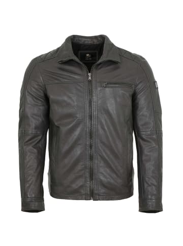 Otto Kern Lederjacke Lammnappa in Anthrazit