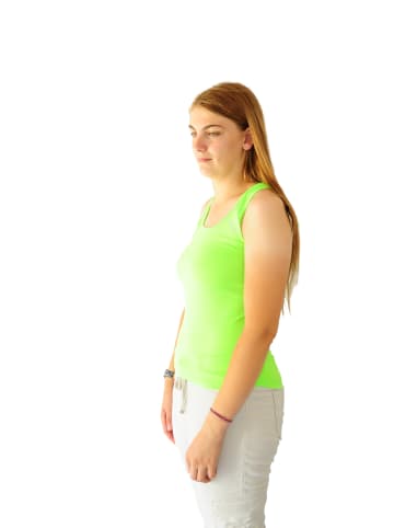 Joluvi Tank Top Ultra Tir in Verde Neon