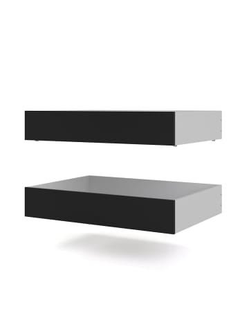 ebuy24 Bett Nada Schwarz 94 x 67 cm