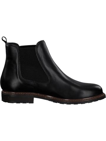 Tamaris Chelsea Boots in BLACK LEATHER