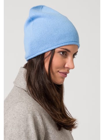 Style Republic Kaschmirmütze Rolled Edge in icy blue
