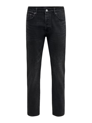 ONLY & SONS Relaxed Fit Jeans in Washed Black