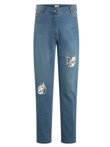 MIAMODA Jeans in bleached denim