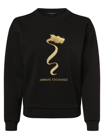 Armani Exchange Sweatshirt in schwarz