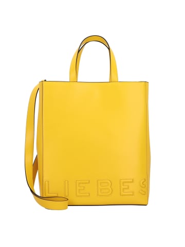 LIEBESKIND BERLIN Paper Bag Handtasche Leder 28.5 cm in lemon