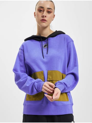 Nike Kapuzenpullover in medium blue/black/golden moss