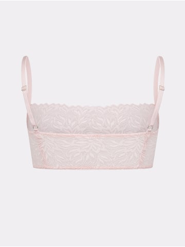 Erlich Textil  Bustier DREAMY LACE BANDEAU BRALETTE in magnolie