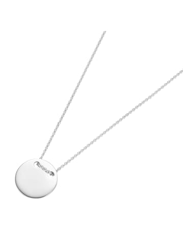 Smart Jewel Collier Mit Plättchen in Silber