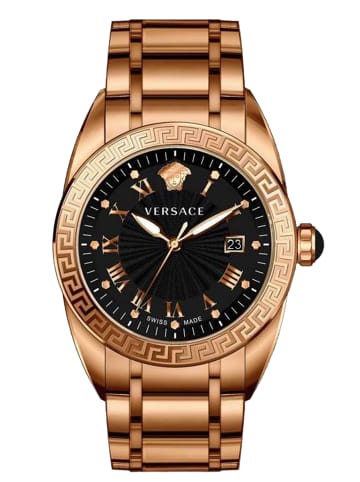 Versace Schweizer Uhr V-Sport II Rosagold in gold