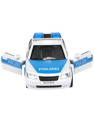 Toi-Toys Super Polizei Auto mit Licht Geräuschen und Rückzug 3 Jahre