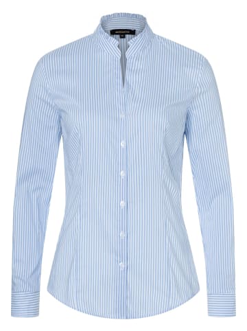 More & More Streifenbluse in woven blouse stripe fresh skyblue white