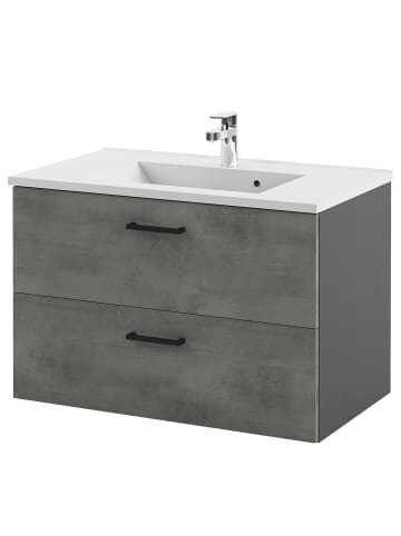 home24 Waschtisch BOOYA in Grau