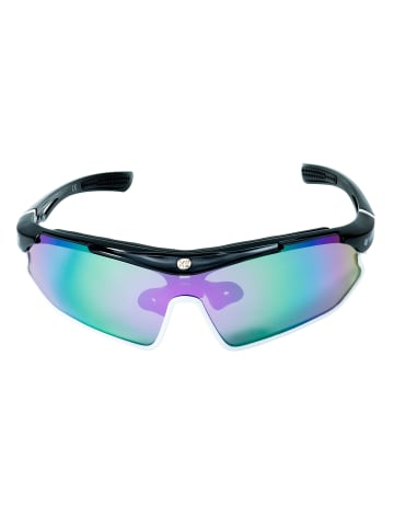 YEAZ SUNRAY Sport-Sonnenbrille schwarz/weiß/lila in lila