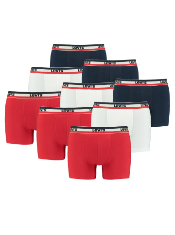 Levi´s Boxershorts LEVIS Men Sprtswr Logo Boxer 9P in White/Blue/Red