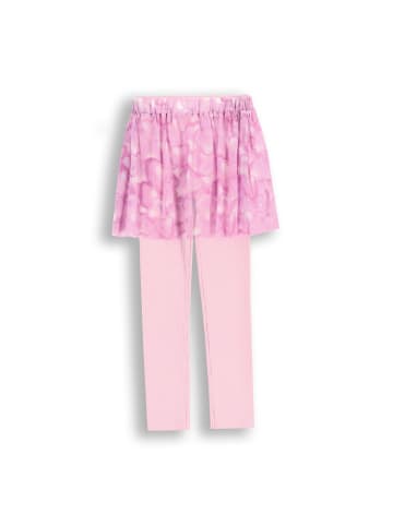 Coccodrillo Gerippte Leggings mit langem Bein in rosa