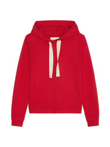 Marc O'Polo Kapuzen-Sweatshirt relaxed in shiny red