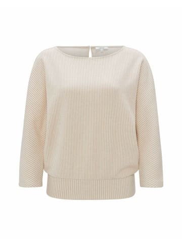 OPUS Rundhalspullover für Damen in beige