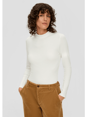 s.Oliver T-Shirt langarm in Creme