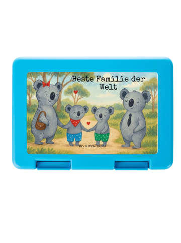 Mr. & Mrs. Panda Bentobox Koala Familie zwei Design mit Spruch in Weiß
