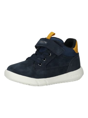 Geox Stiefelette in Navy/Gelb