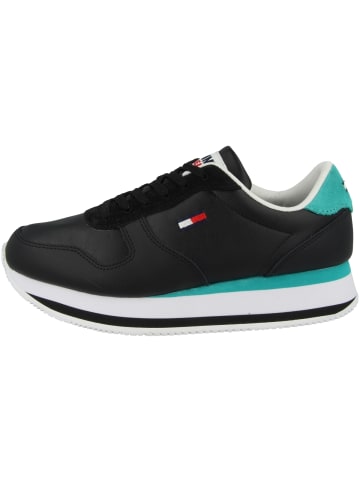 Tommy Hilfiger Sneaker low Tommy Jeans Flatform Essential Runner in schwarz