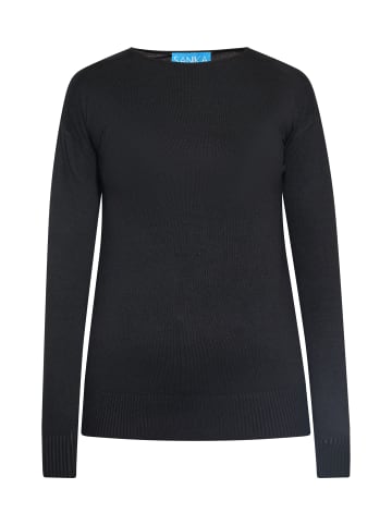 SANIKA Pullover in SCHWARZ