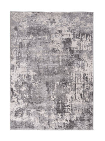 KADIMA DESIGN Abstrakte Kunst-Teppiche in Premium-Qualität in Grau