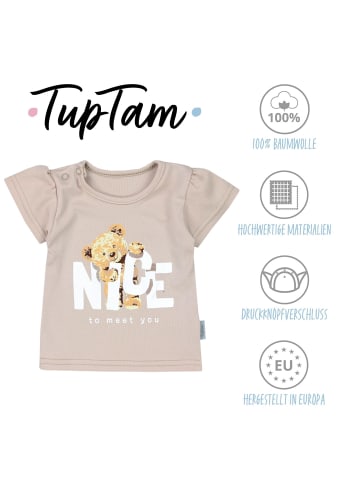 TupTam Baby Mädchen Kurzarm T-Shirt 5er Set in rosa Modell 1