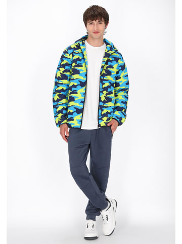 MO Men Jacket in blue multicolor