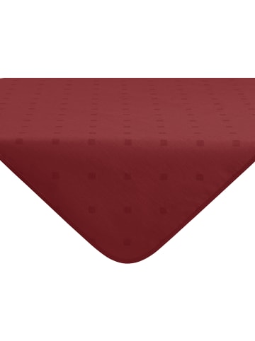 Erwin Müller Baumwollmischung Mitteldecke Neuss in burgund