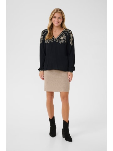 Cream Langarm-Bluse CRRosine Regular fit in Pitch Black