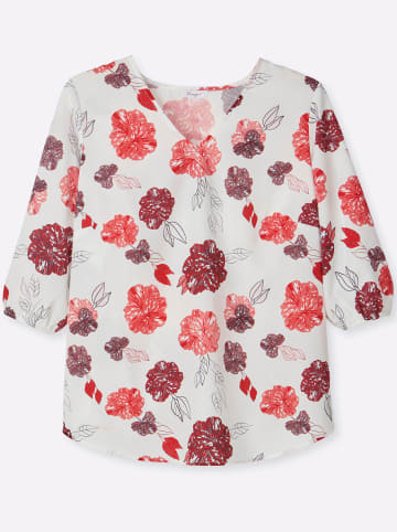 sheego Tunika in champagner-erdbeere-bedruckt