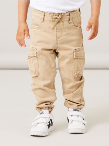 name it Cargo Jeans Hose Twill Chino Jogger Pants NMMBEN in Braun