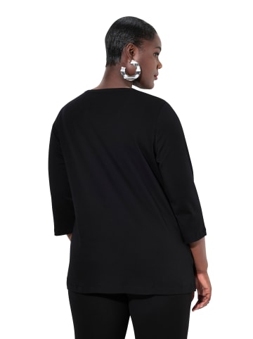 Ulla Popken Shirt in schwarz