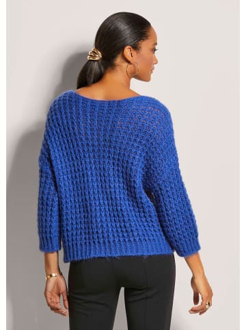MADELEINE Pullover mit Pailletten in royalblau