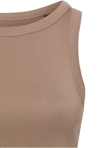 Marie Lund Top in taupe - 0049