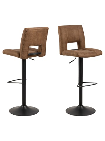 ebuy24 Barhocker Syra Hellbraun 2er Set