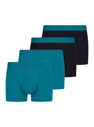 Bruno Banani Retro Short / Pant Flowing in Schwarz / petrol