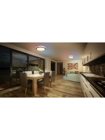 LEDVANCE SMART + WIFI LED Deckenleuchte weiß schwarz 32W 3400lm dimmbar
