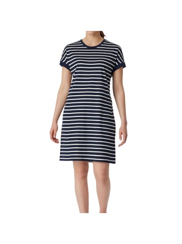 Schiesser Nachthemd in Dunkelblau