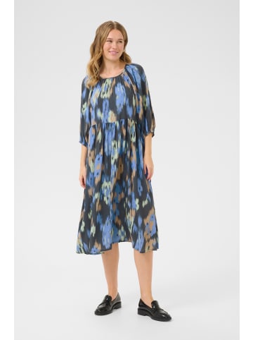 Kaffe Kleid BPnatalia Casual fit in Grey/Blue/Green Print