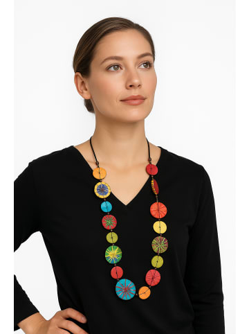 collezione alessandro Lange Kette " Riza " in multi