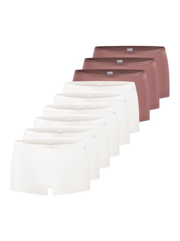 Sloggi Short Slip GO Daily Cotton in Weiß / braun