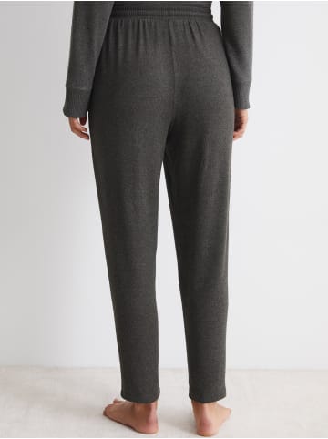 Marc O'Polo Pyjamahose Soft Knit in deep grey melange