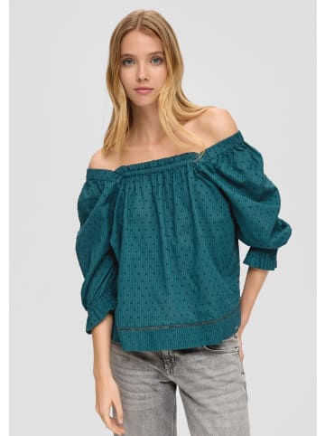 QS Bluse in 6737_petrol