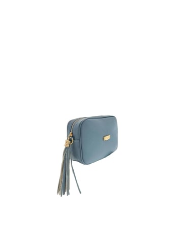 Baldinini Trend Blau Leder Damen Umhänge- Tasche