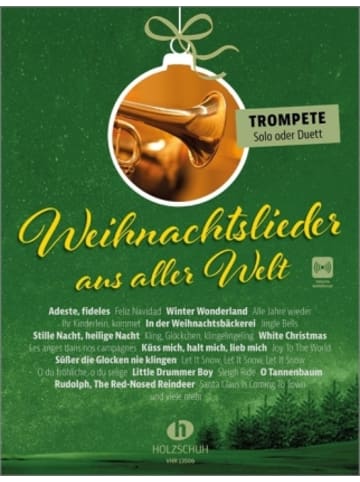 Musikverlag Holzschuh Buch - Weihnachtslieder aus aller Welt - Trompete