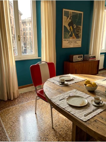 KADIMA DESIGN Esszimmerstuhl American Diner 50er Jahre Retro in Rot
