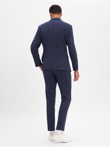 Finshley & Harding London Anzug Brixdon/Hoxdon in marine weiß